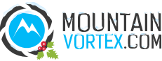 Mountain Vortex Ski Community Christmas Logo